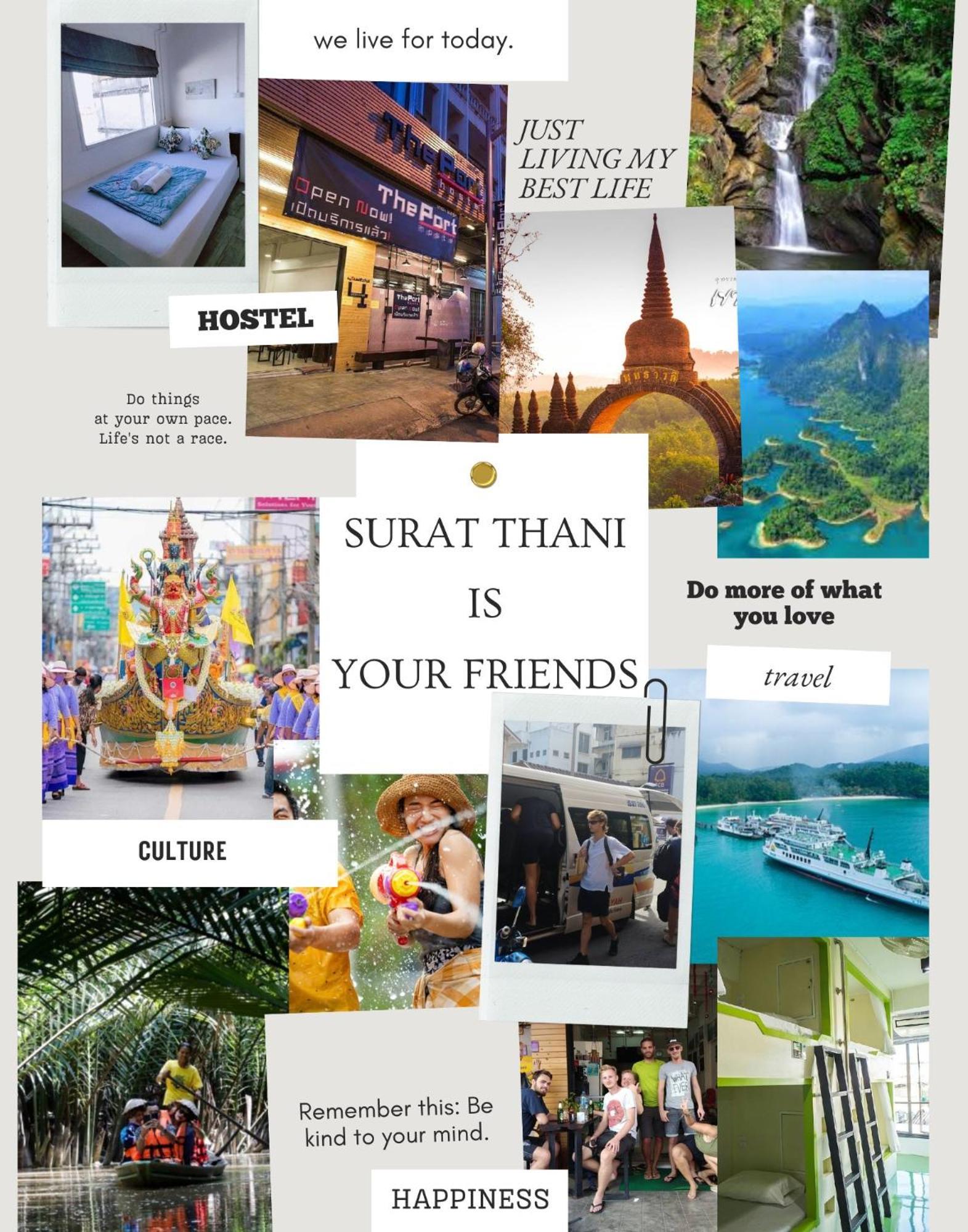 The Port Hostel Surat Thani Luaran gambar